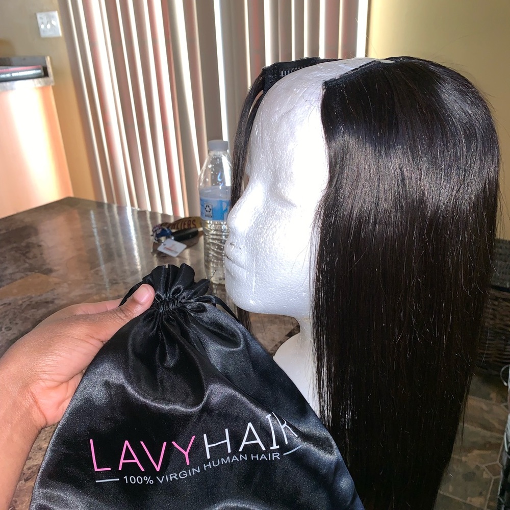 Upart wigs Indian human hair